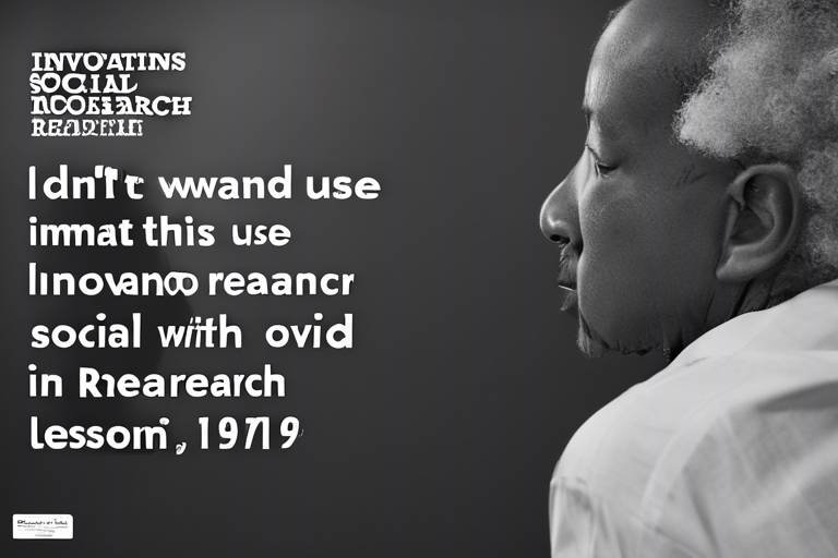 Innovations in Social Research - Lessons from COVID-19